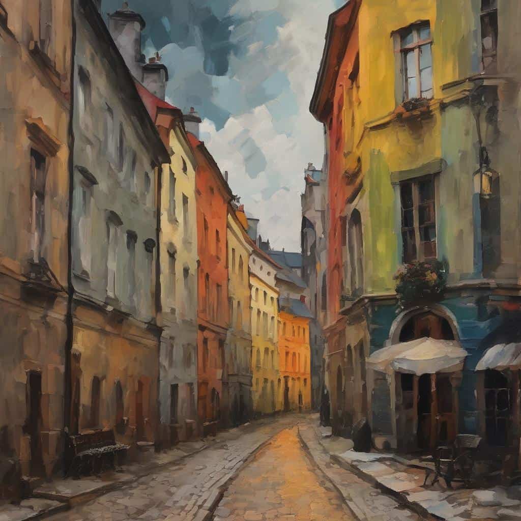 Ο καλλιτέχνης ως ιστορικό πρόσωπο, ζωγραφική ερειπωμένων ευρωπαϊκών δρόμων, τέχνη και πολιτισμός.